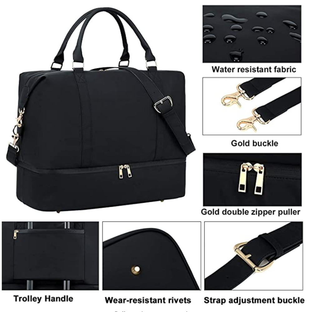 NEW! Women's Larof Luxury Weekender Travel Tote - Picture 1 of 6